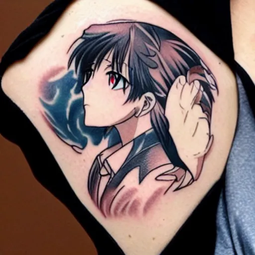 Image similar to anime tattoo