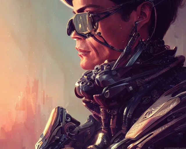 Prompt: man cristiano ronaldo with cyberpunk implants, deep focus, d & d, fantasy, intricate, elegant, highly detailed, digital painting, artstation, concept art, matte, sharp focus, illustration, hearthstone, art by artgerm and greg rutkowski and alphonse mucha