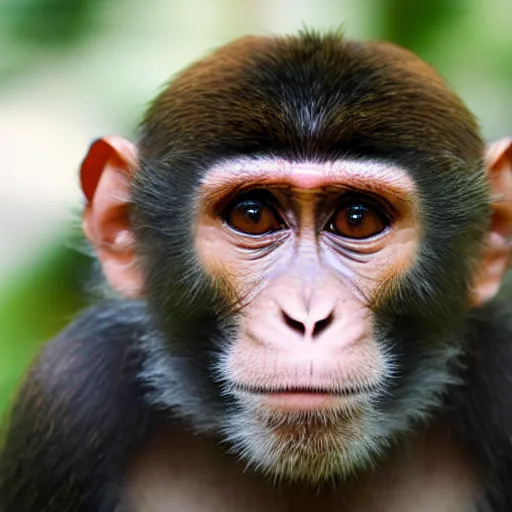 Prompt: a photograph of a monkey