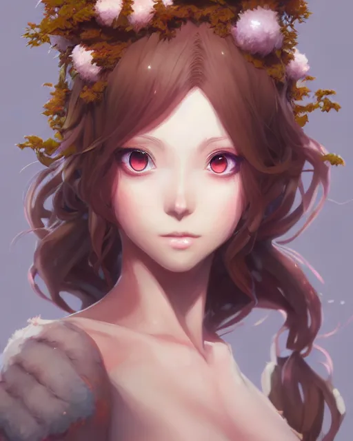 Prompt: character concept art of an anime dryad | | cute - fine - face, pretty face, key visual, realistic shaded perfect face, fine details by stanley artgerm lau, wlop, rossdraws, james jean, andrei riabovitchev, marc simonetti, and sakimichan, tranding on artstation