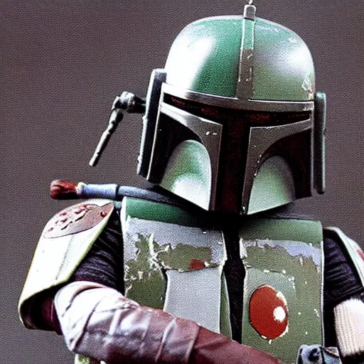 Prompt: boba fett hosting the muppet show