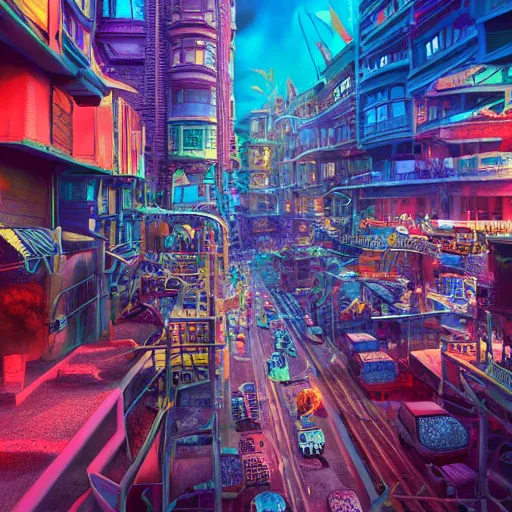 Image similar to Photorealistic whalepunk city. Hyperdetailed photorealism, 108 megapixels, amazing depth, glowing rich colors, powerful imagery, psychedelic Overtones, 3D finalrender, 3d shading, cinematic lighting, artstation concept art