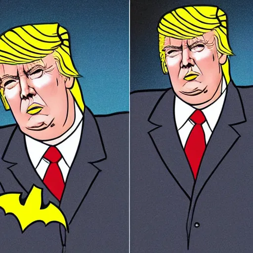 Image similar to donald trump as batman