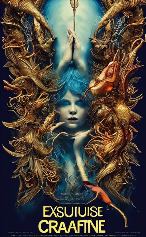 Image similar to exquisite creature poster art, movie art, poster art, poster art, elegant, by weta studio and james jean, 8 k, denoised