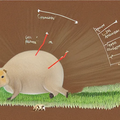 Image similar to capybara, scientific diagram