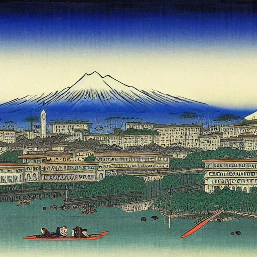 Image similar to milan by hiroshige