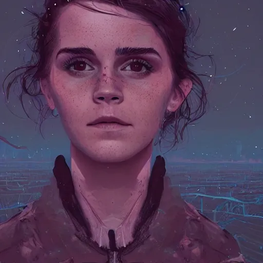 Image similar to a farm of human heads that look like Emma Watson, Simon Stalenhag, beeple, Wadim Kashin, 4K, cinematic