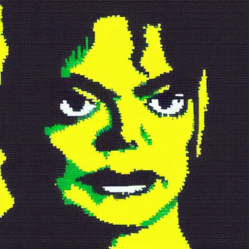 Prompt: Michael Jackson, Pixel Art