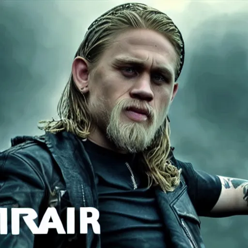 Prompt: Charlie hunnam As Ghostrider hyper realistic 4K quality