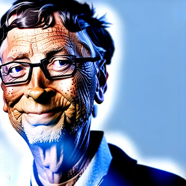 Image similar to bill gates uploading his soul with sharepoint, cinematic lighting, fog mist smoke, photorealistic, studio photography by tomino - sama