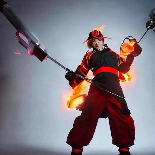 Fire Force Ogun as Brand from league of legends, movie
