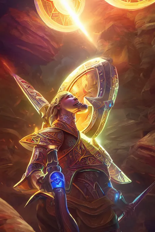 Image similar to shield fantasy epic legends game icon stylized digital illustration radiating a glowing aura global illumination ray tracing hdr fanart arstation by ian pesty and katarzyna da „ bek - chmiel