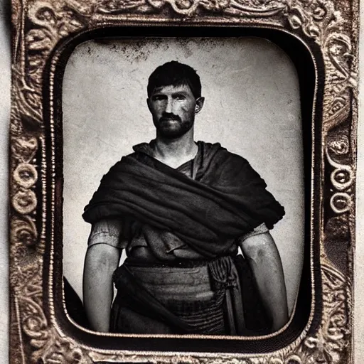 Image similar to Ancient Rome, Roman farmer, 200 AD photography, tintype photography, 216 AD, rural Roman empire