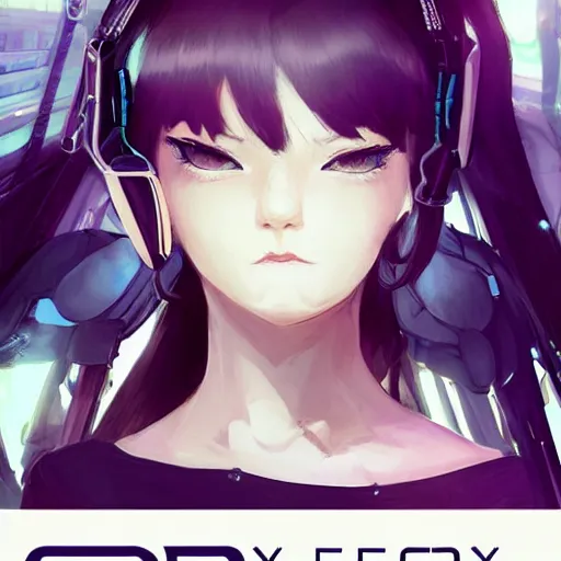 Image similar to Frequency indie album cover, luxury advertisement, white and navy colors. highly detailed post-cyberpunk sci-fi close-up schoolgirl in asian city in style of cytus and deemo, mysterious vibes, by Ilya Kuvshinov, by Greg Tocchini, nier:automata, set in half-life 2, beautiful with eerie vibes, very inspirational, very stylish, with gradients, surrealistic, postapocalyptic vibes, depth of filed, mist, rich cinematic atmosphere, perfect digital art, mystical journey in strange world, bastion game, arthouse