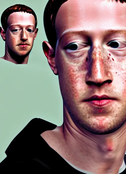 Image similar to Highly detailed full-body portrait of Mark Zuckerberg smoking crack, in GTA V, Stephen Bliss