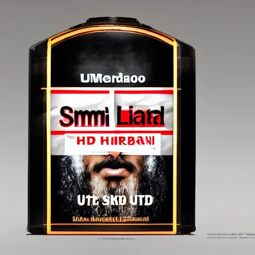 Image similar to 8 k uhd footage osama bin laden smoke marlboro, uhd details