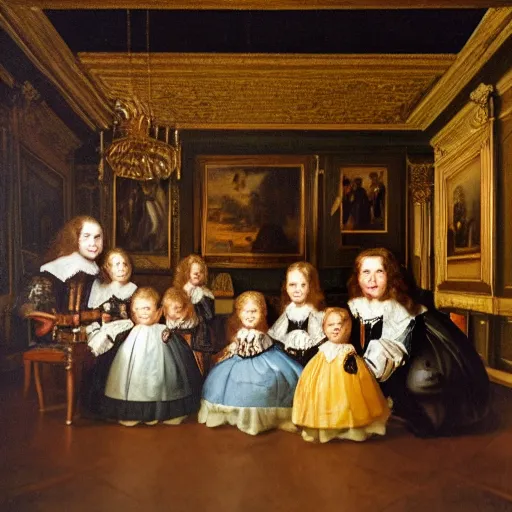 portrait of a fantasy royal family, ultra realistic