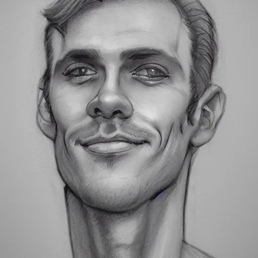 Prompt: a seafairing gay french man with a snooty smug smile, charcoal drawing, black and white, ink and paper, portrait, trending on artstation, behance, deviantart, drawn by tom lovell, artgerm, jsc, j. scott campbell