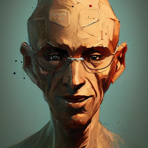 Image similar to concept art of scientist by jama jurabaev, scifi, extremely detailed, trending on artstation, high quality, brush stroke