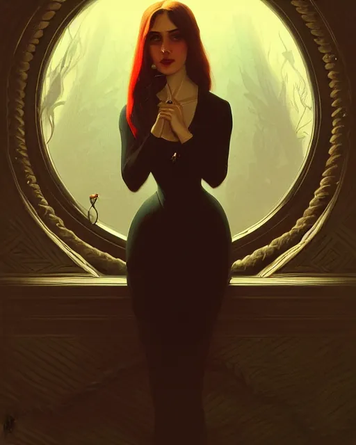 Prompt: stylized portrait by aykutmakut of an artistic pose, composition, young victorian sad fancy lady, surrounded by snakes, cinematic moody colors, realistic shaded, fine details, realistic shaded lighting poster by ilya kuvshinov, magali villeneuve, artgerm, jeremy lipkin and michael garmash and rob rey