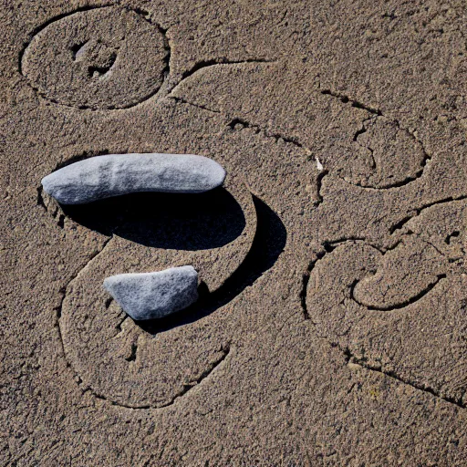 Image similar to letter s in the shape of a stone