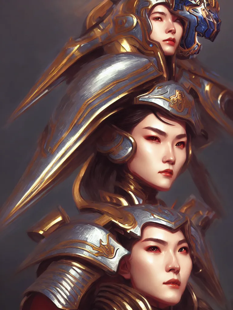 Prompt: portrait hero action pose of futuristic wetern female knights of zodiac, chinese dragon concept art, highly detailed, digital painting, artstation, sharp focus, illustration, art by tan zi and ayanamikodon and alphonse mucha and wlop