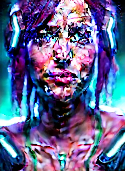 Image similar to glowwave portrait of dakota johnson from borderlands 3, au naturel, hyper detailed, digital art, trending in artstation, cinematic lighting, studio quality, smooth render, unreal engine 5 rendered, octane rendered, art style by klimt and nixeu and ian sprigger and wlop and krenz cushart.