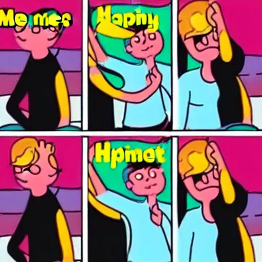 Image similar to me but having a happy life