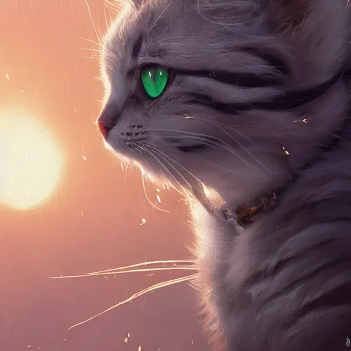 Prompt: highly detailed cat furry, fursona, furry art, white fur, stephen bliss, unreal engine, fantasy art by greg rutkowski, loish, rhads, ferdinand knab, makoto shinkai and lois van baarle, ilya kuvshinov, rossdraws, tom bagshaw, global illumination, radiant light, detailed and intricate environment