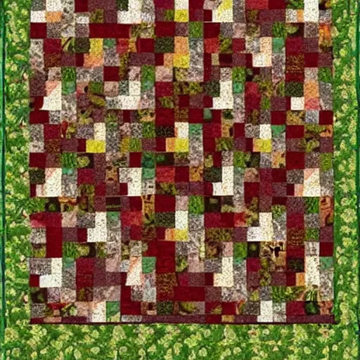 Image similar to quilt design pattern, nature