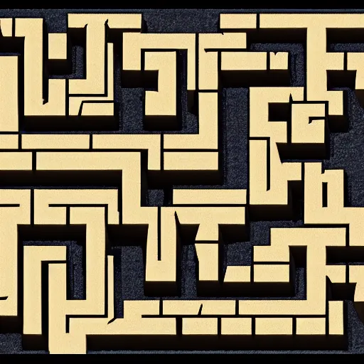 Prompt: a maze