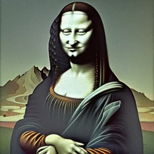 Image similar to monalisa by ZDZISŁAW BEKSIŃSKI