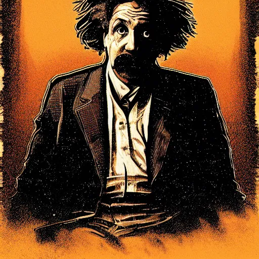 Image similar to portrait of einstein by petros afshar, hyper real, laurie greasley, jc leyendecker and singer sargent