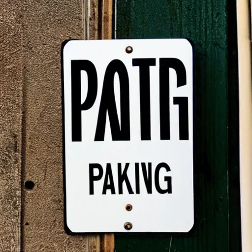 Image similar to no parking sign