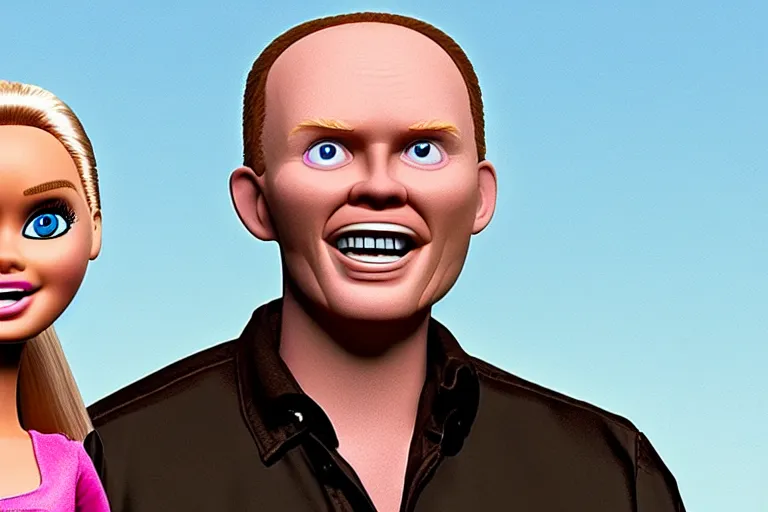 Image similar to still frame of bill burr in barbie, by Jaap Buitendijk