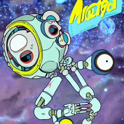 Prompt: robotic morty