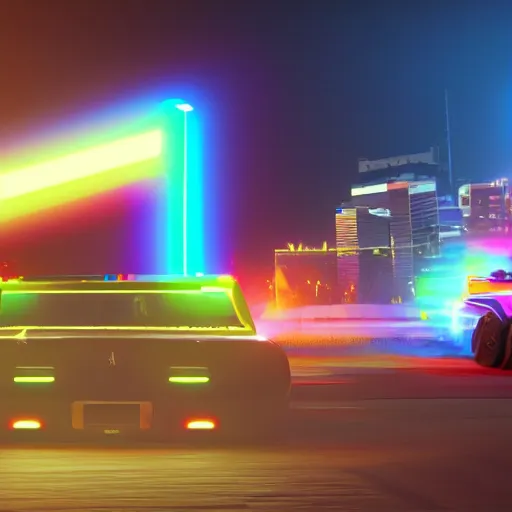 Image similar to photo realistic rendering of nyan cat octane render