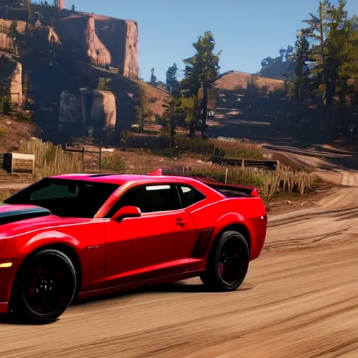 Image similar to 2 0 1 3 chevrolet camaro ss in red dead redemption 2