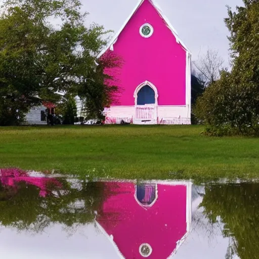 Image similar to pink church