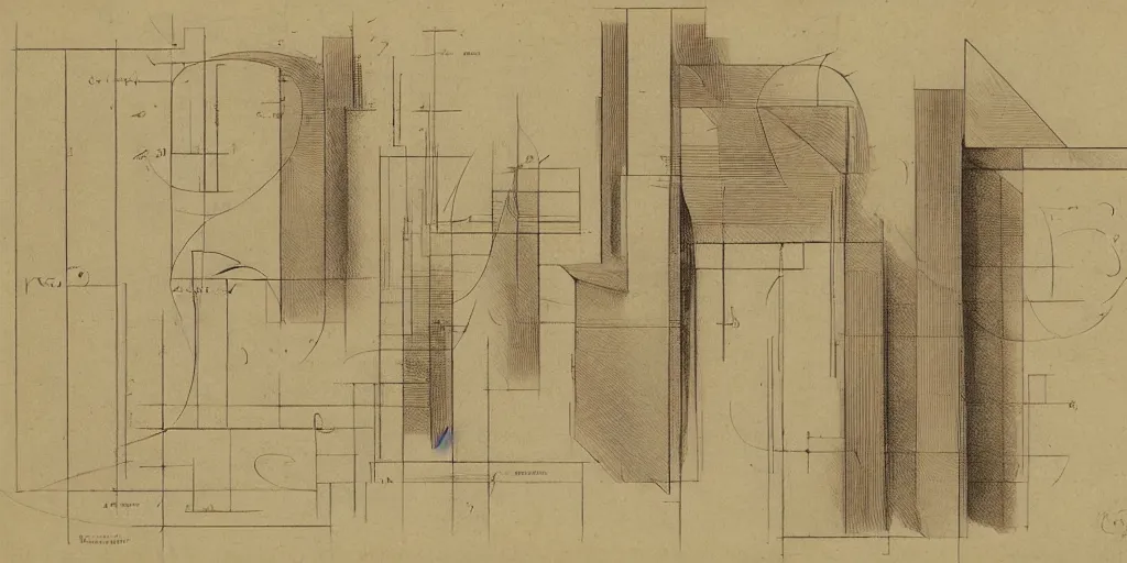 Prompt: Samuel Colman Harmonic Proportion and Form in Nature, Art and Architecture (1912)