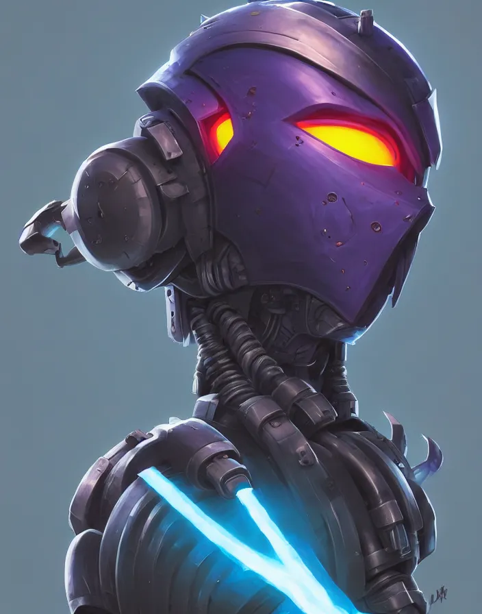 Image similar to epic mask helmet robot ninja portrait stylized as fornite style game design fanart by concept artist gervasio canda, behance hd by jesper ejsing, by rhads, makoto shinkai and lois van baarle, ilya kuvshinov, rossdraws global illumination radiating a glowing aura global illumination ray tracing hdr render in unreal engine 5