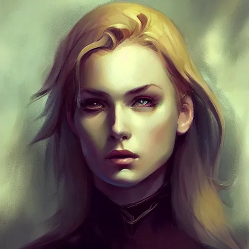 Image similar to a painting in the style of charlie bowater and in the style of stephen bauman. smooth, sharp focus, semi - realism.