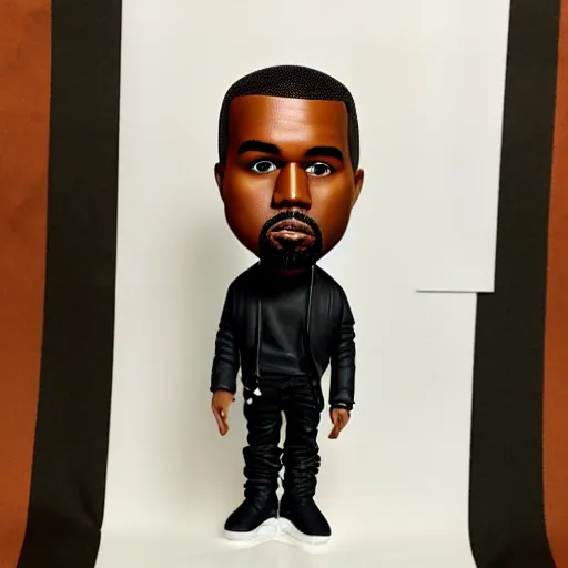 Prompt: kanye west bobblehead figure