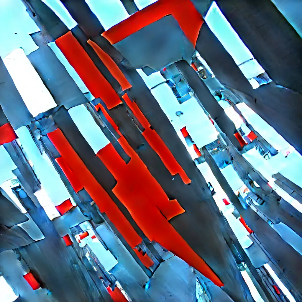 Image similar to mirrors edge architecture, wipeout video game, abstract artwork, the designer's republic, artwork