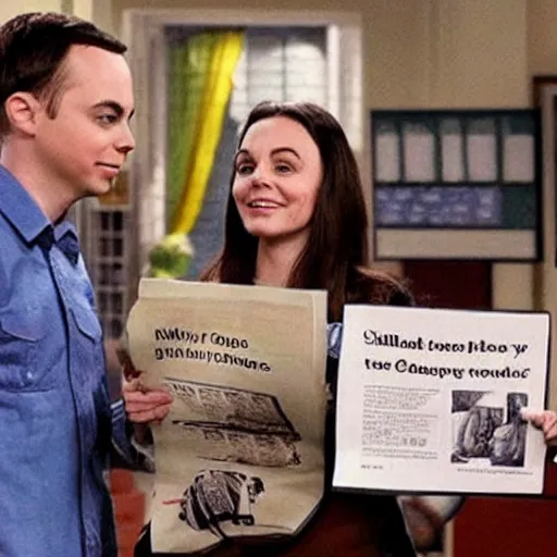 Prompt: millatary propoganda of sheldon cooper