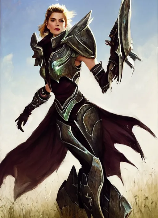 Image similar to A combination of Ashley Greene, Adriana Dxim, Grace Kelly as a Charr from Guild Wars 2 wearing Forerunner Armor from Halo, countryside, calm, fantasy character portrait, dynamic pose, above view, sunny day, artwork by Jeremy Lipkin and Giuseppe Dangelico Pino and Michael Garmash and Rob Rey, very coherent asymmetrical artwork, sharp edges, perfect face, simple form, 100mm