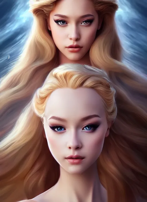 Prompt: photo of a gorgeous young woman swan princess in the style of stefan kostic, realistic, sharp focus, 8 k high definition, insanely detailed, intricate, elegant, art by stanley lau and artgerm