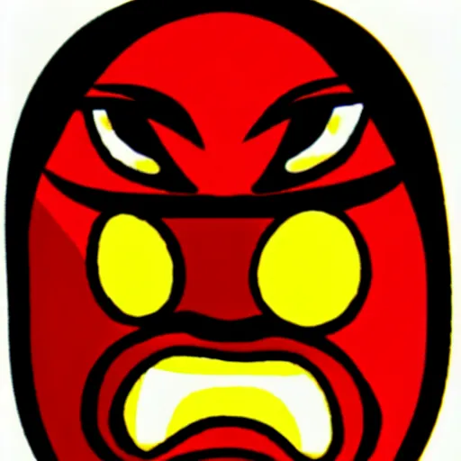 Image similar to daruma with demon head