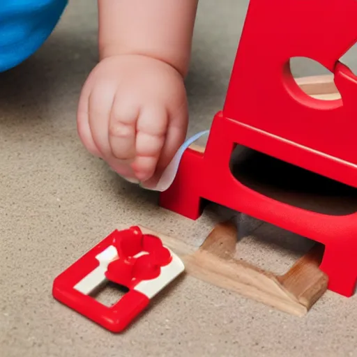 Image similar to Photo of a guillotine made by Fisher Price