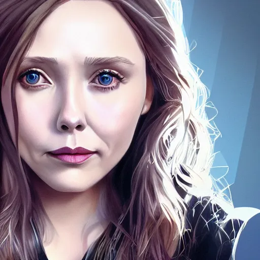 Prompt: elizabeth olsen caricature art, cgsociety contest winner, artstation, artstation caricature, cgsociety caricature, 4 k, 8 k